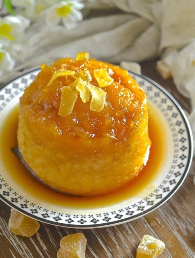 Wonderfully comforting, beautifully sticky Maple Ginger Steamed Pudding. A dream to eat and so easy to make!