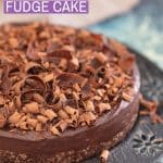 Simple to make with only 8 ingredients (plus salt), this No-Bake Espresso Chocolate Fudge Cake is here to rock your dessert world.  It's intensely rich and fudgy chocolate perfection, that needs no baking and is gluten-free with a nut-free option too. Where's my fork?