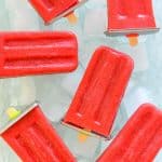 strawberry popsicles