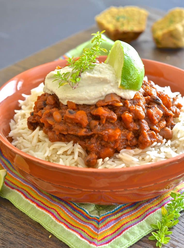 This Three Bean Sweet Potato Chili makes the perfect family meal. Minimal effort, maximum flavour & budget friendly. Plus you'll have plenty of leftovers for another day!