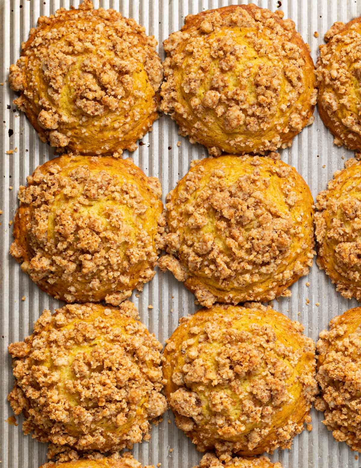 large muffins in a muffin pan