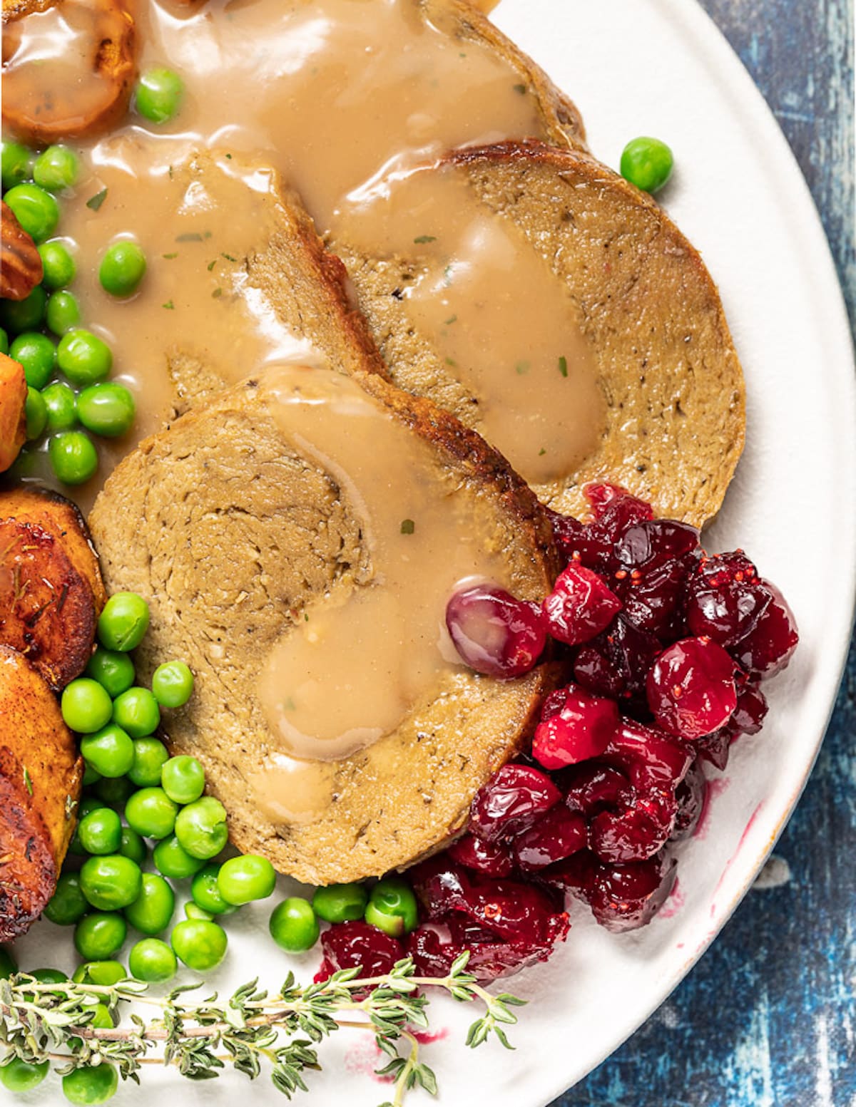 a plate of roast dinner